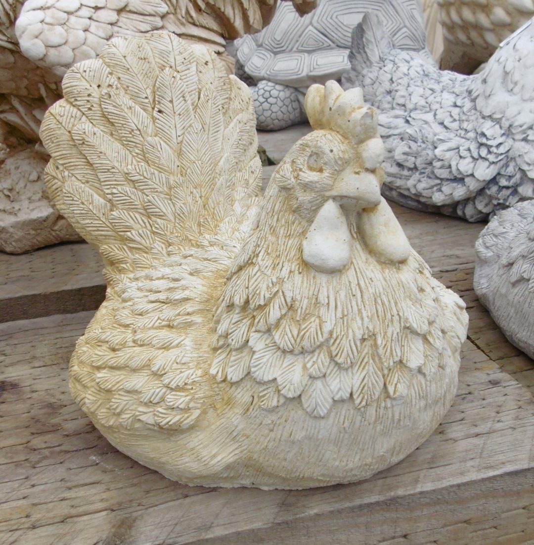 Chook Concrete Chicken Statue 0061 Pots N Pots