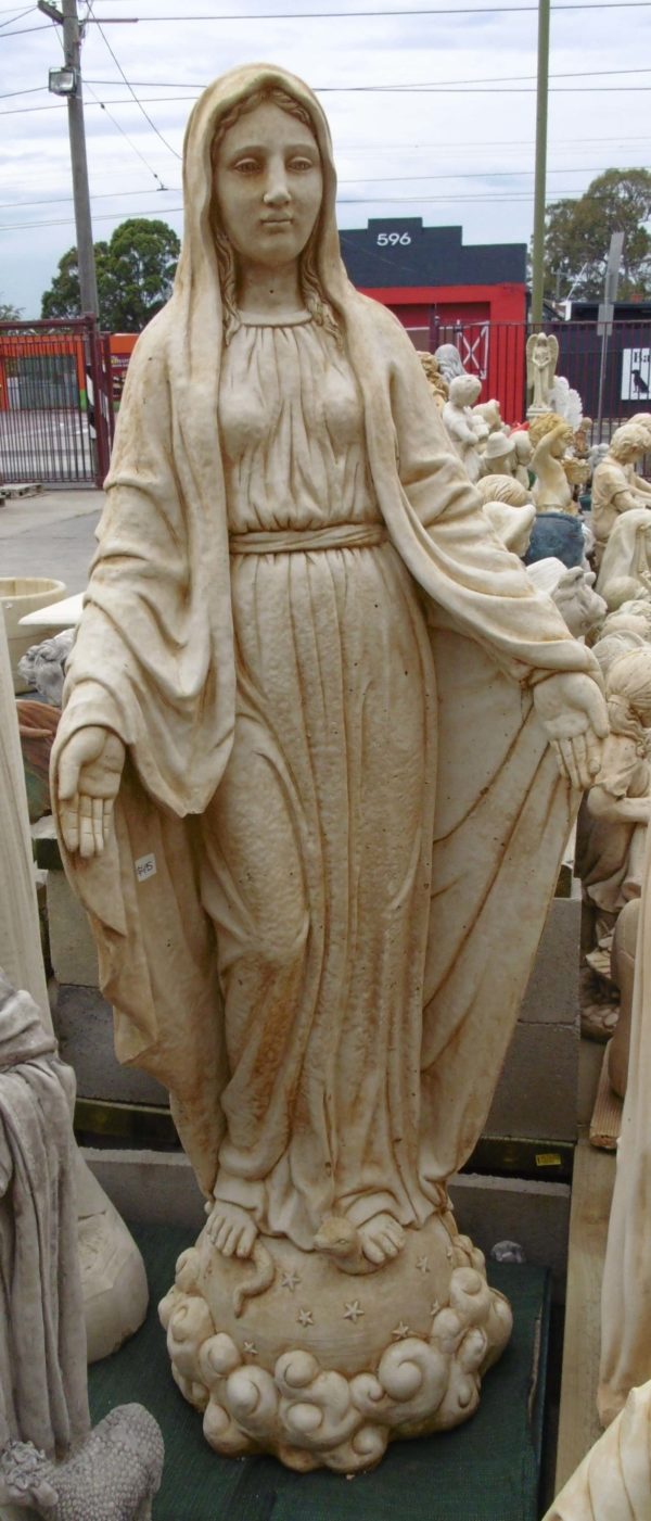 #2 - Mary of Grace Concrete Statue- Large (sandstone)
