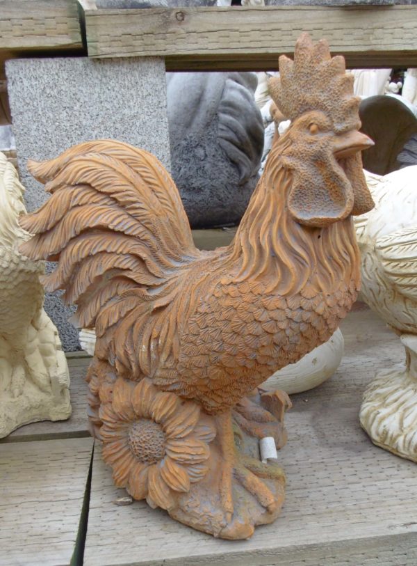 #3 - Concrete Rooster 5 (rust_green)