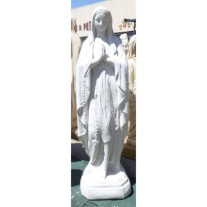 Mary of Lourdes - Small Concrete Statue 1236