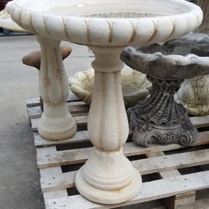 Victorian Concrete Birdbath
