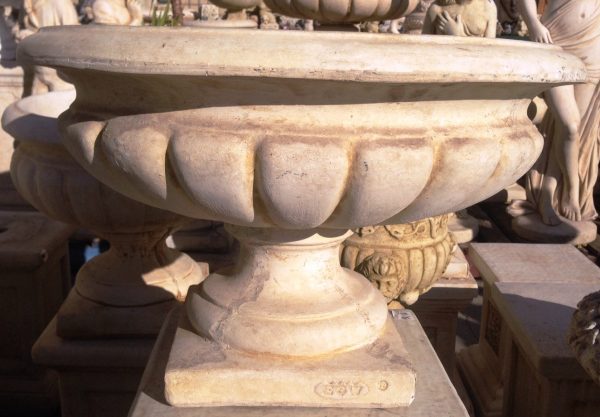 Low Scalloped Urn