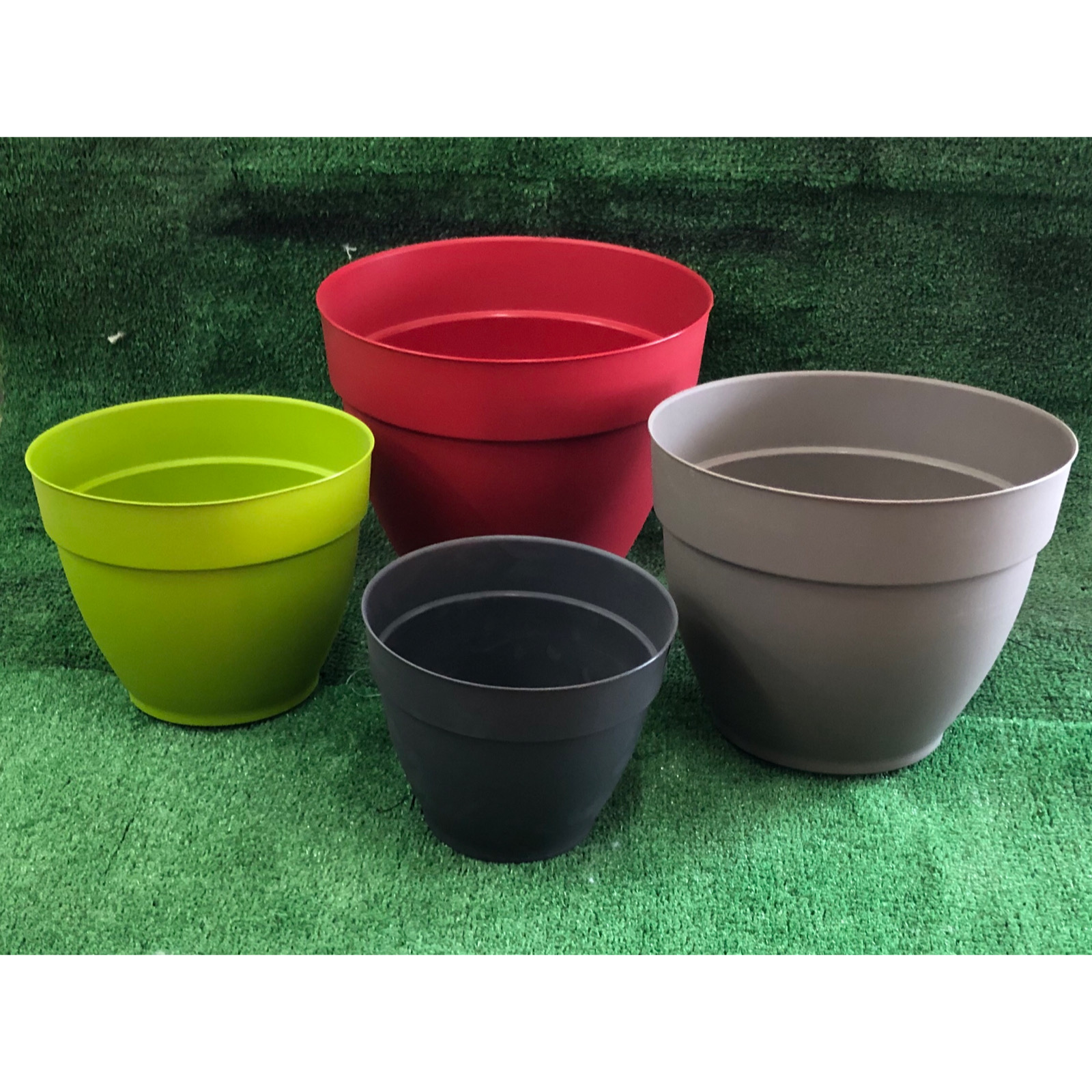 Ninfea Plastic  Bell Pot  with Reservoir Pots  n Pots 