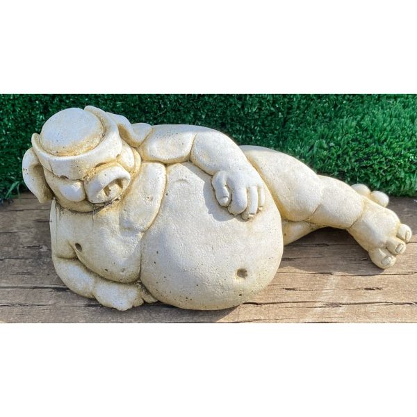 Pa Pig Concrete Statue 0039