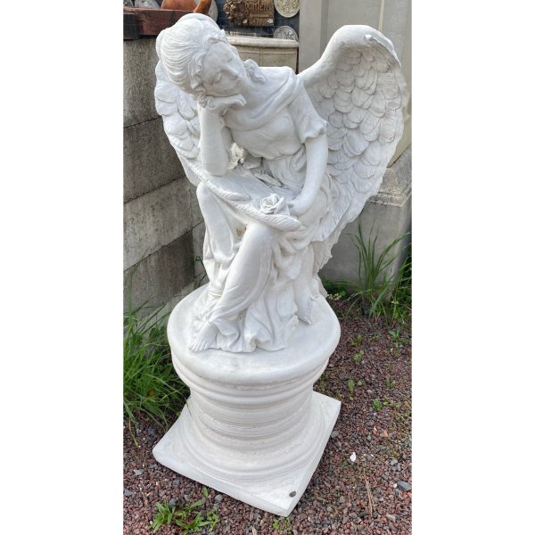 Isabella Concrete Angel Statue 1229 - Image 2