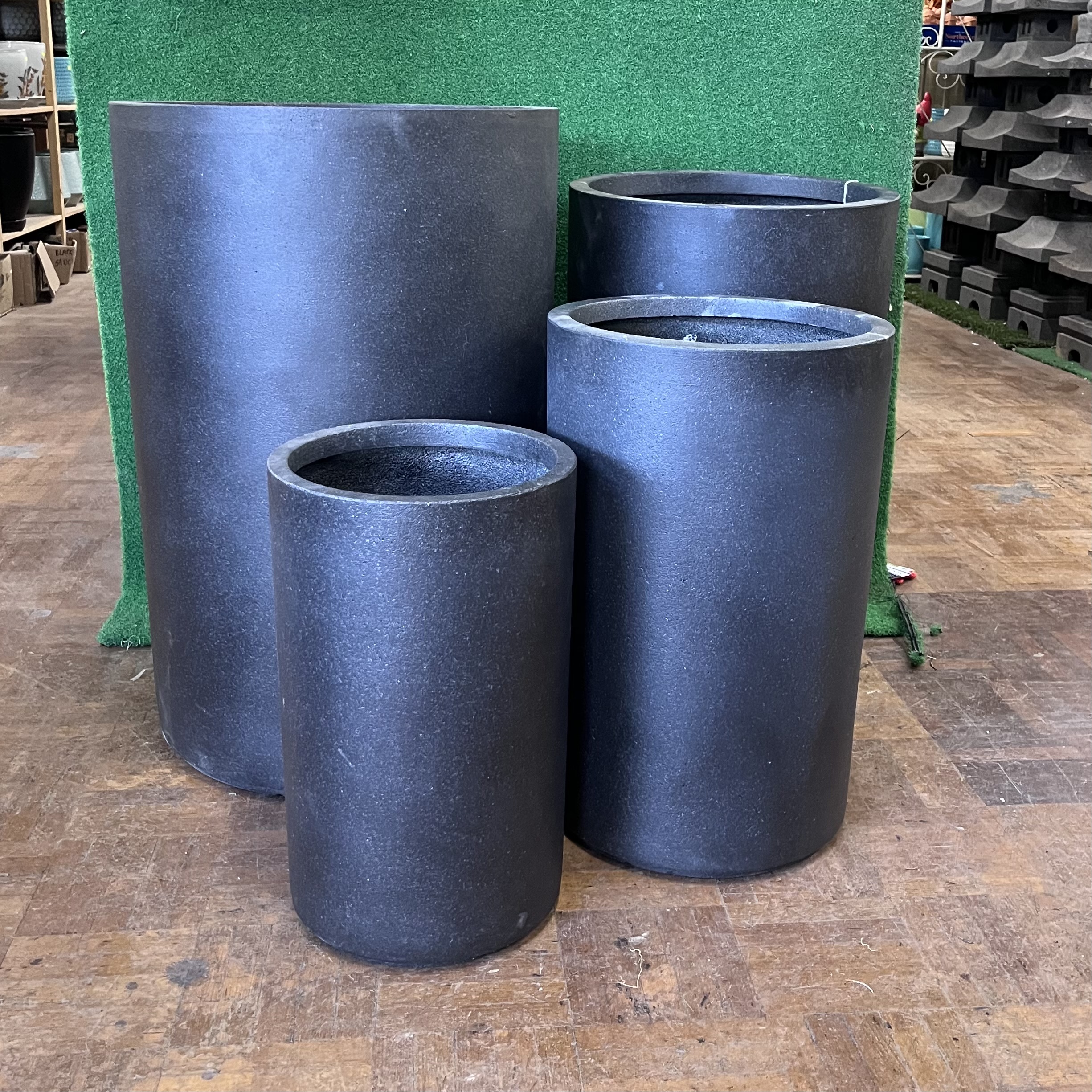 Marnus Cylinder Lightweight Planter (modstone)