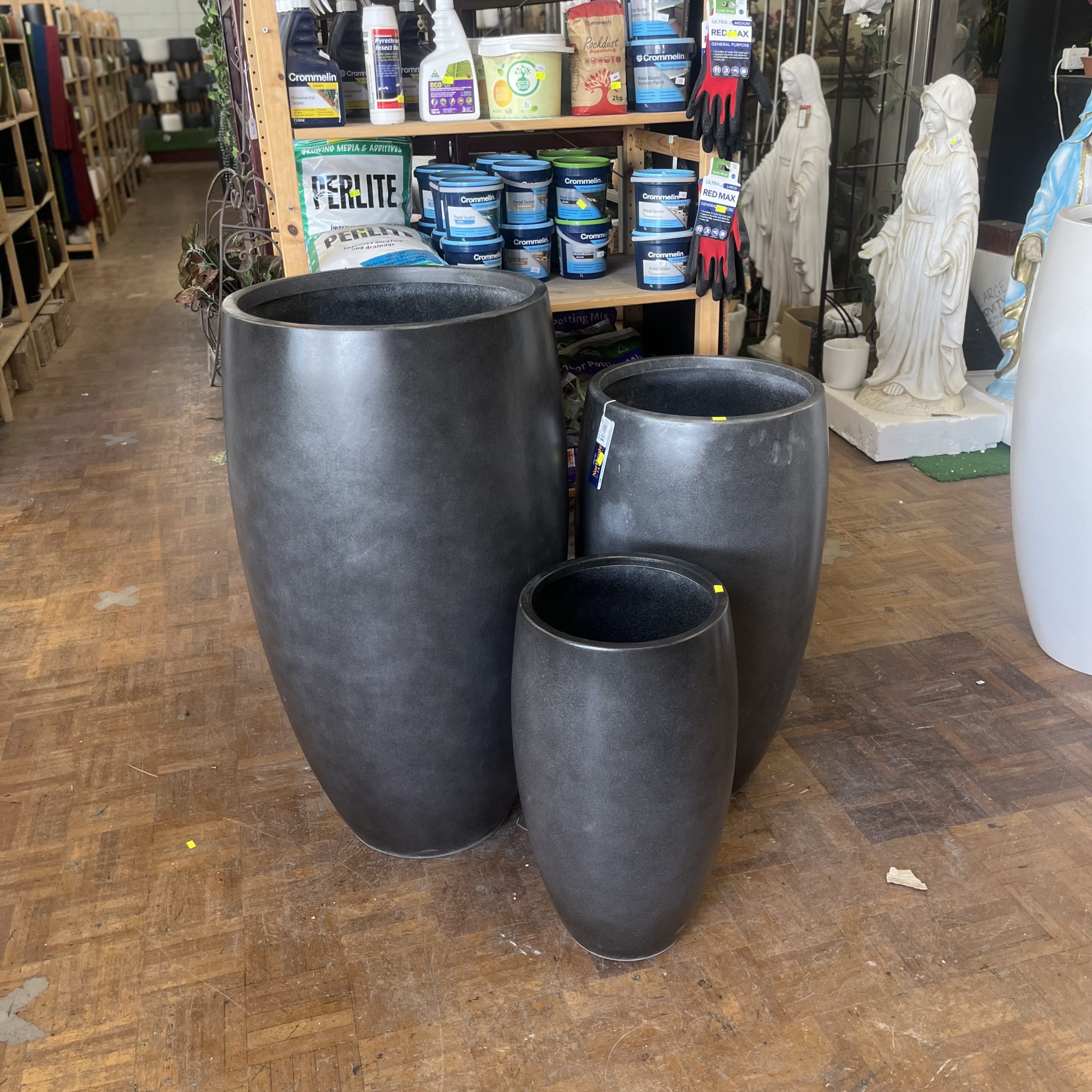 Hammond Cone Modstone Lightweight Tall Pot - Pots n Pots