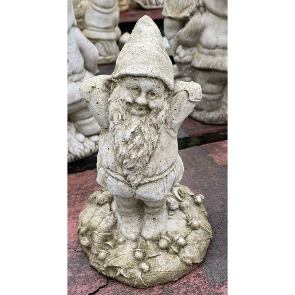 Small Gnome Concrete Statue 0274