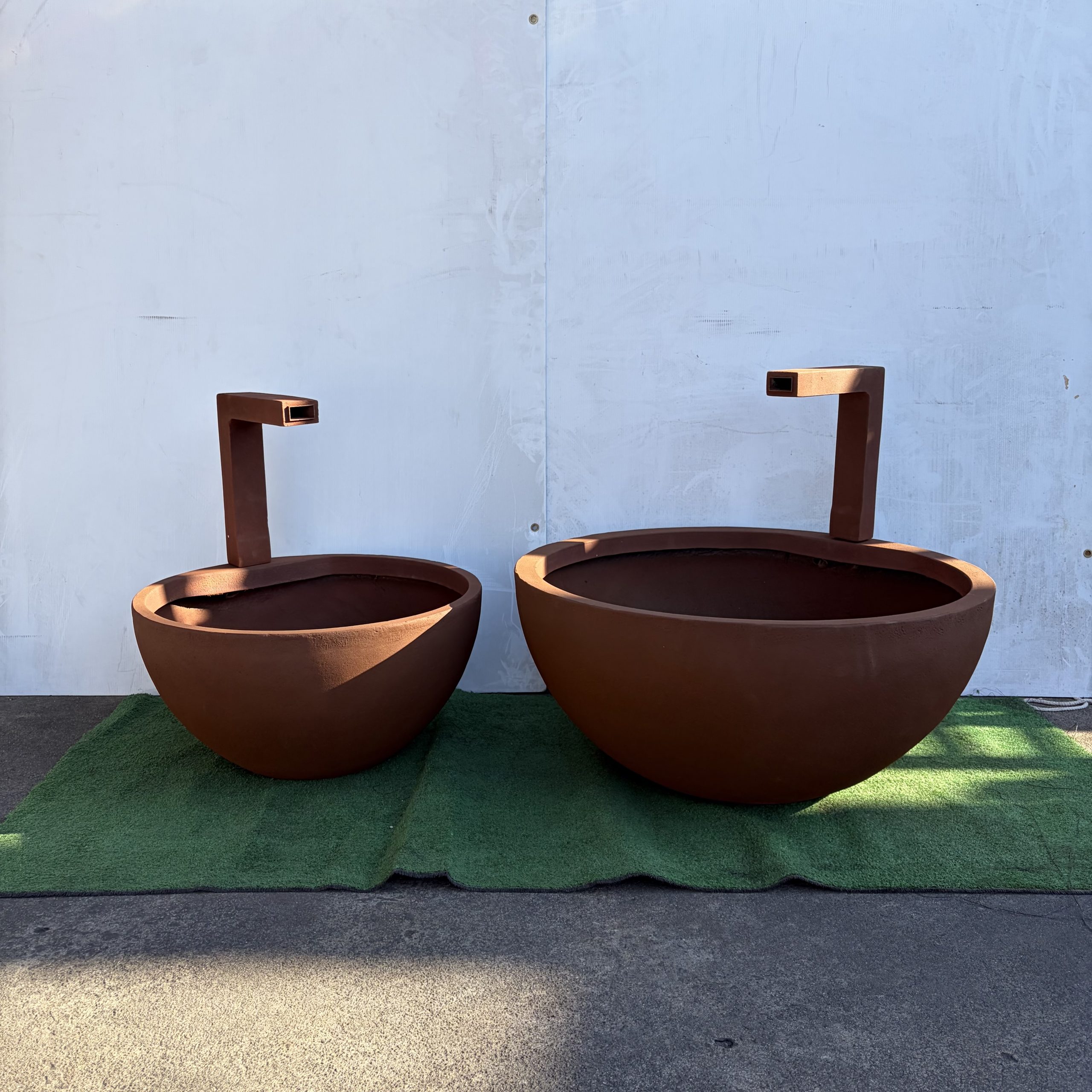 Patio Pond Lightweight Bowl with Spout Fountain - Image 2