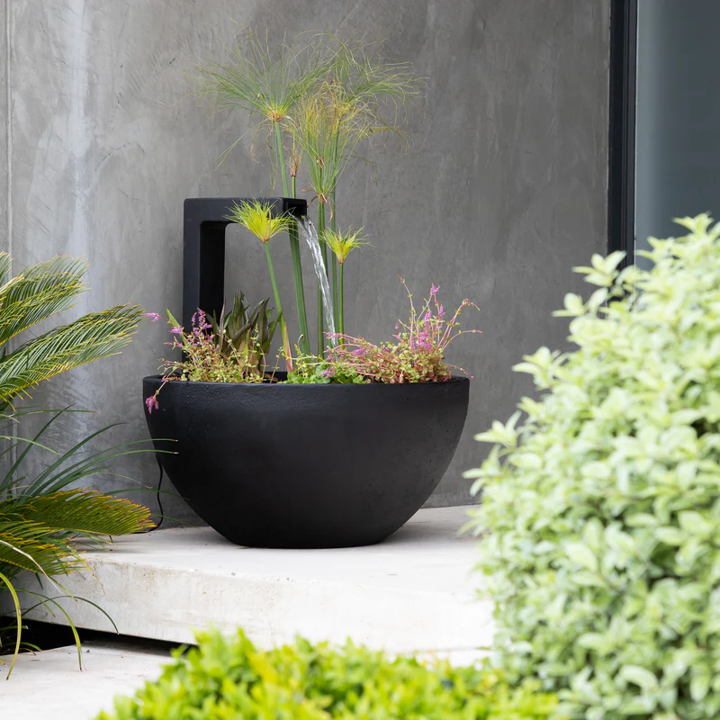 Patio Pond Lightweight Bowl with Spout Fountain - Image 4