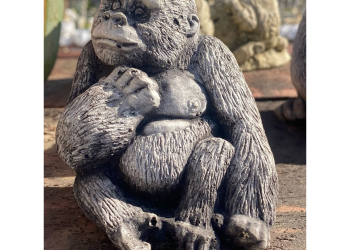 Gorilla Mini Concrete Statue