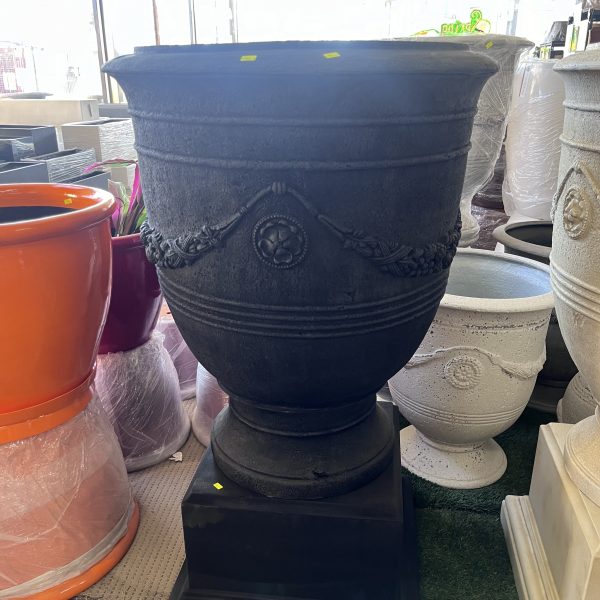 Verona Urn and Pedestal Lightweight Planter - Image 5