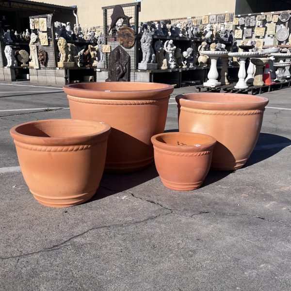 Rope terracotta Garden Pot