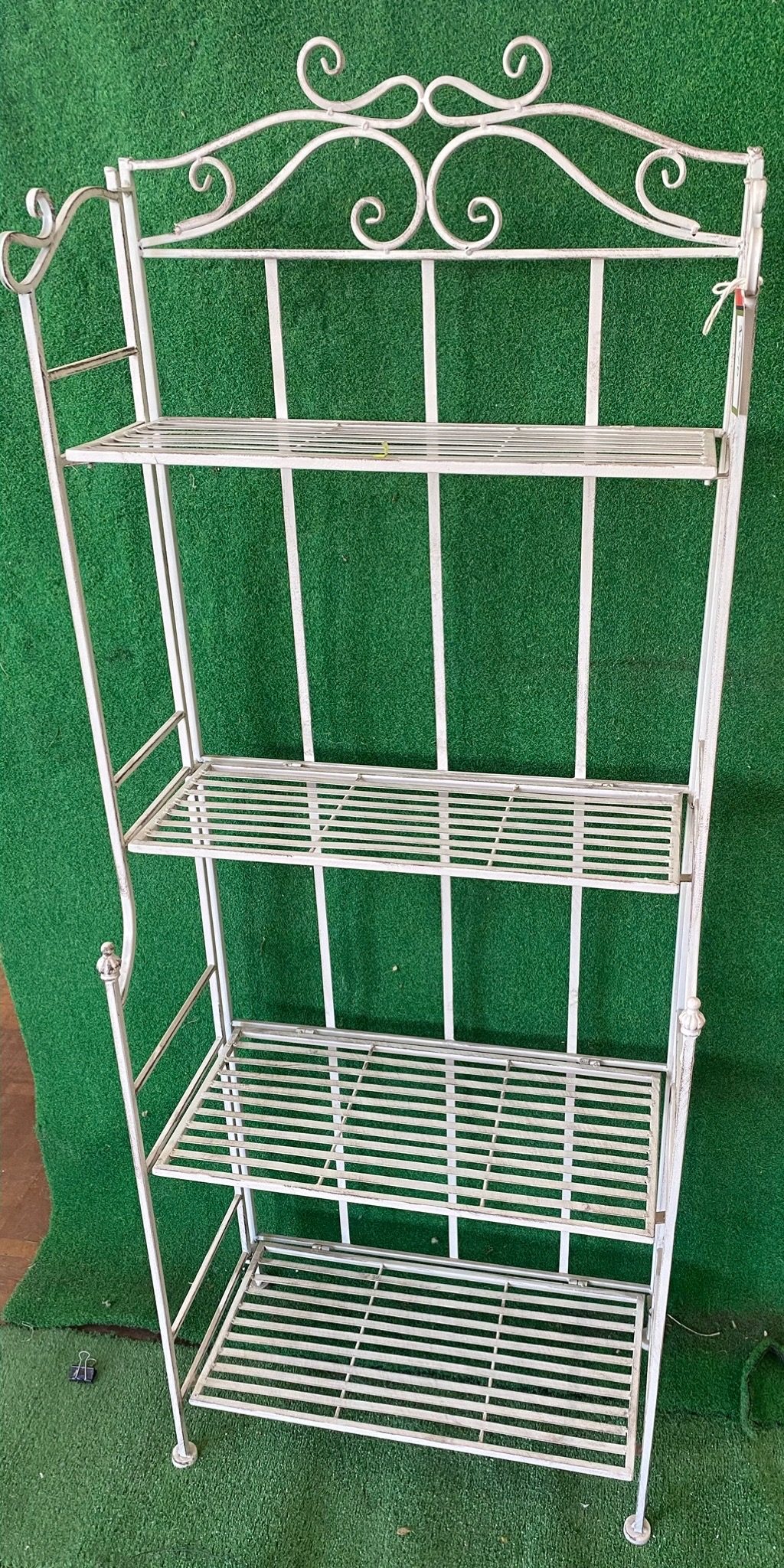 Four Tier Metal Bakers Stand Plant Shelf
