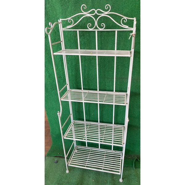 Four Tier Metal Bakers Stand Plant Shelf - Image 3