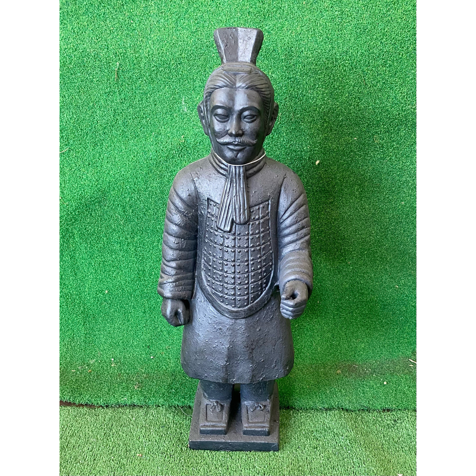 Chinese Standing Terracotta Warrior Lightweight Garden Statue Small