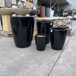 Lotus Crucible Glazed Garden Pot