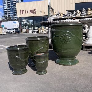 Provincial Urn Glazed Garden Pot