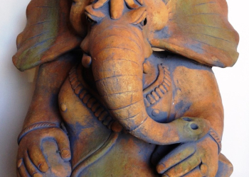 Indian Ganesh XL Concrete Statue 1451