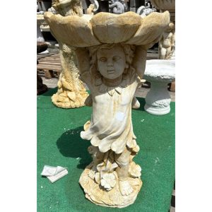 Fairy Birdbath Concrete Statue 0636