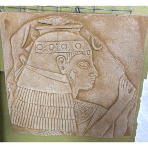 Egyptian River Goddess Hathor Concrete Wall Plaque 9400