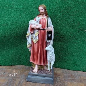 Jesus Painted Lightweight Statue 66cm NTV37