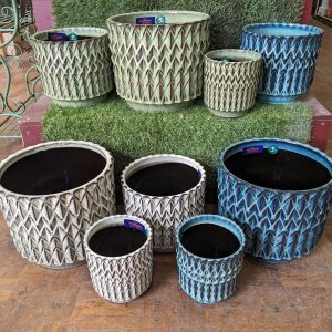 Felix Glazed Indoor Cover Pot