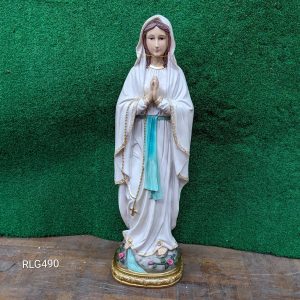 Mary of Lourdes Painted Lightweight Statue 60cm RLG490