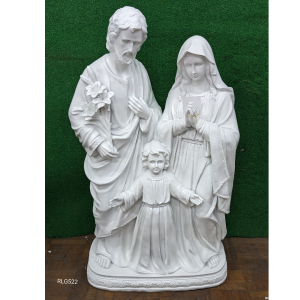 Holy Family 100cm White Lightweight Statue RLG522