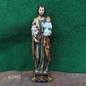 St Joseph Painted Lightweight Statue 61cm RLG842