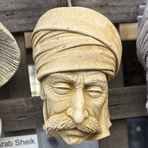 Albanian Head Concrete Plaque 4022