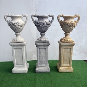Footed Flower Urn