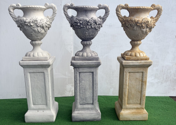 Footed Flower Urn