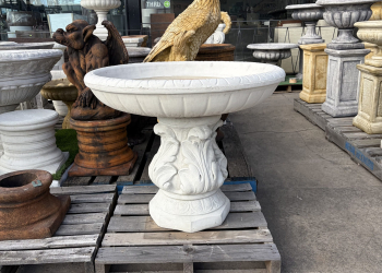 Tamara Bowl and Leaf Pedestal