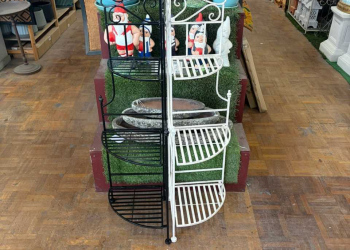 Corner Stand Metal Plant Shelf