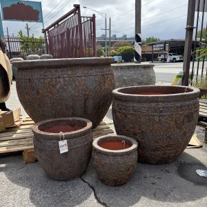 Lava Rock Coin Pot