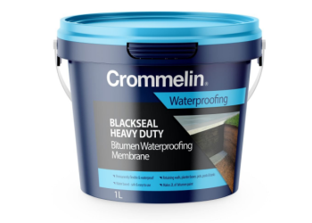 Crommelin Blackseal Heavy Duty Bitumen Waterproofing Membrane – 1L